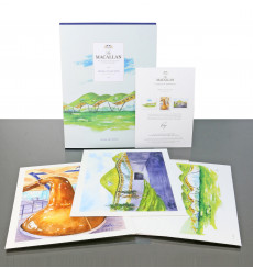 Macallan Home Collection - The Distillery Three Giclee Art Prints (Only Prints)