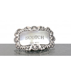 Scotch - Sterling Silver Decanter Label