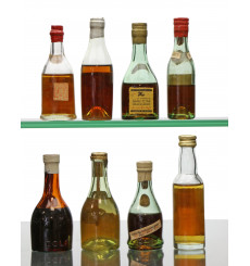 Assorted Cognac/Armagnac Miniatures X8