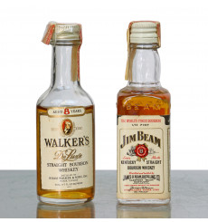 Jim Beam & Walker's 8yo Bourbon Miniatures (2x5cl)