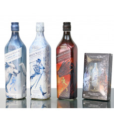 Johnnie Walker A Song Of Ice, Fire, White Walker & Miniature Pack - GOT (3x70cl & 3x2.5cl)