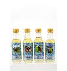 Whisky Connoisseur Highland Games Miniatures x 4