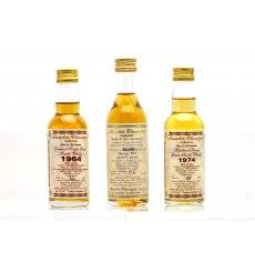 Grain Whisky Alambic Classique Miniatures Rare Old Collection x 3