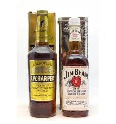 I.W.Harper Gold Medal & Jim Beam Kentucky Straight Bourbon
