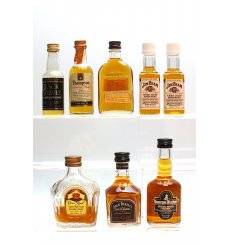 Assorted Bourbon Miniatures x 8