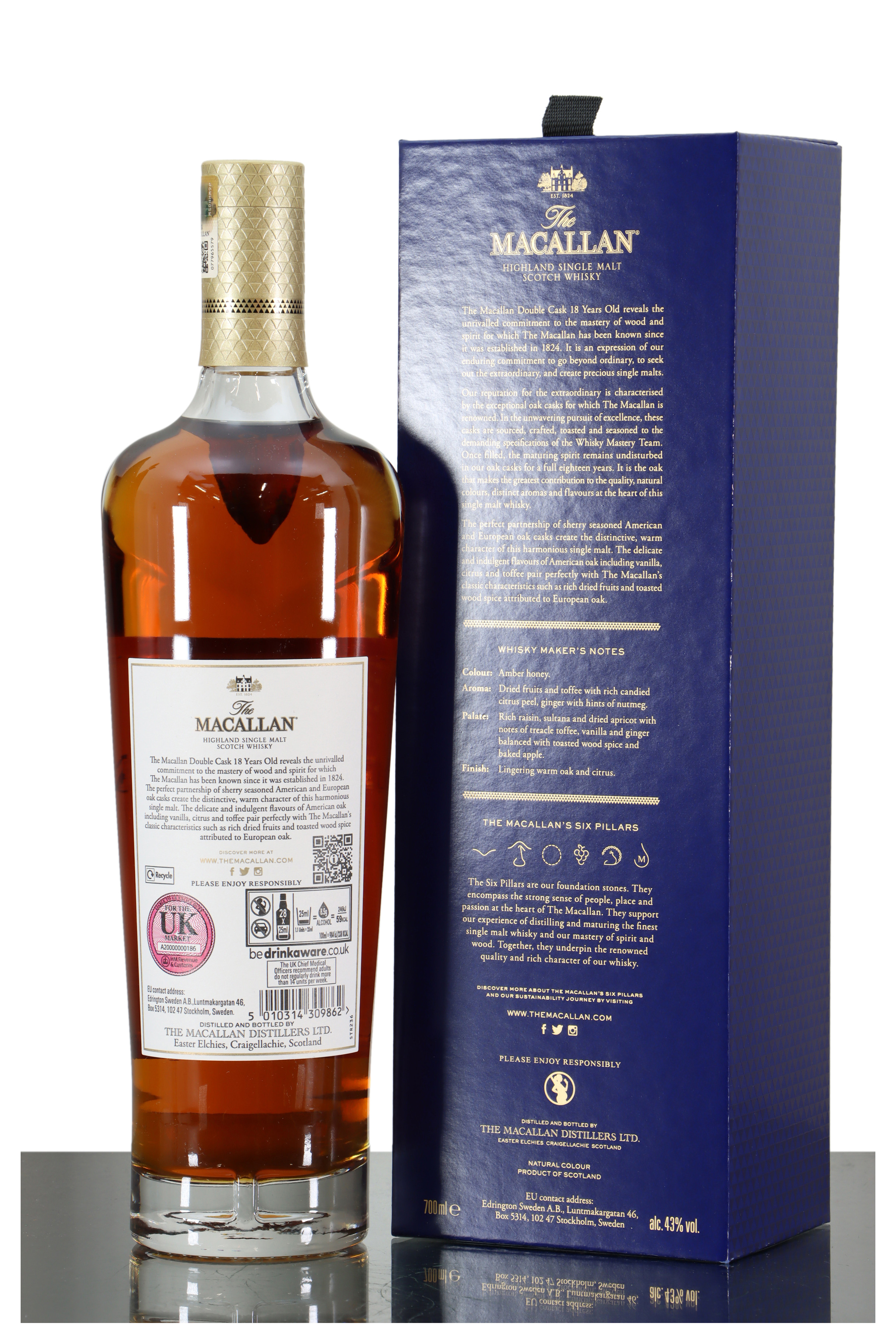 Macallan 18 Years Double Cask Highland Single Malt Scotch Whisky