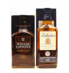Ballantine's 12 Years Old & William Lawson's 12 Years Old Scottish Gold