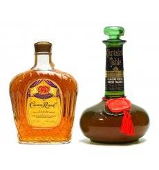 Captains Table (710ml) & Crown Royal (750ml) - Canadian Whisky