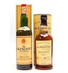 Glenlivet 12 Years Old & Balvenie 12 Years Old Double Wood