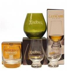 Glenmorangie, Ardbeg & Glencairn Glasses x4