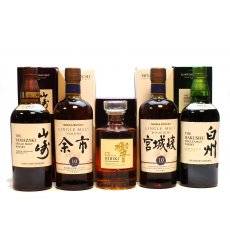 Japanese Whisky x5 (Hakushu, Hibiki, Yoichi, Miyagikyo & Yamazaki)