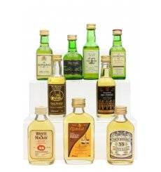 Assorted Miniatures x9 - Incl Clynelish (Flat Bottle)