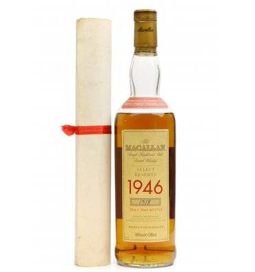 Macallan 52 Years Old 1946 Select Reserve Just Whisky Auctions