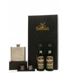 Glenfiddich Miniature Set with Hip Flask & Cuff Links