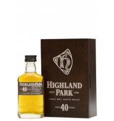 Highland Park 40 Years Old - Miniature