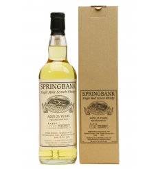 Springbank 25 Years Old 1990 - 2016 Whisky Festival .cz