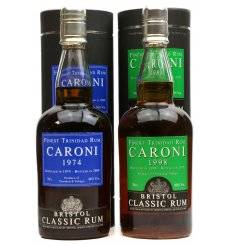 Caroni 1974 & Caroni 1998 - Bristol Classic Rum (2x70cl)