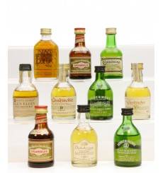Assorted Miniatures X10 Incl Glen Elgin - White Horse Distillers