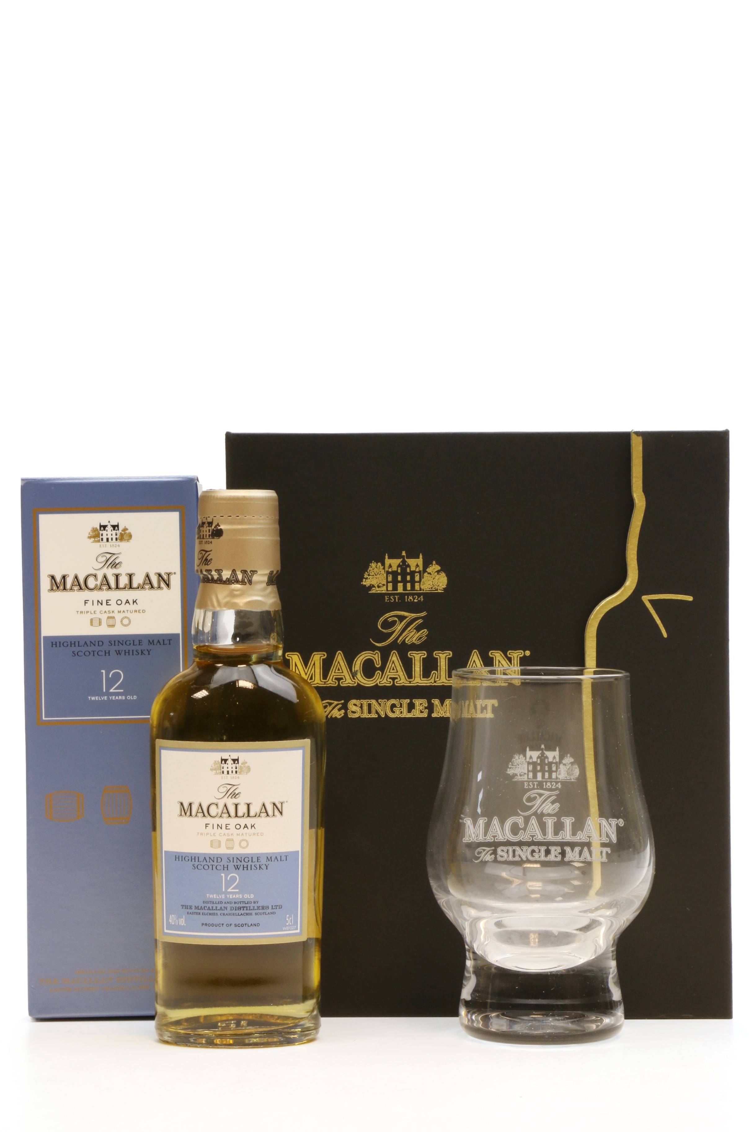 Macallan 12 Years Old Fine Oak Miniature Gift Set Just Whisky Auctions