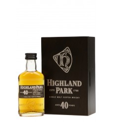 Highland Park 40 Years Old - Miniature