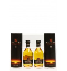 Highland Park 12 Years Old Miniatures x2