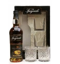Speyside 10 Years Old Gift Set With Crystal Glasses