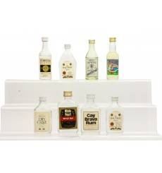 Assorted White Rum Miniatures x8