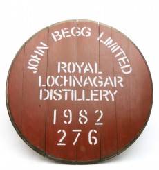 Royal Lochnagar Decorative Cask End