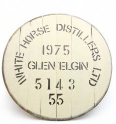 Glen Elgin White Horse Decorative Cask End