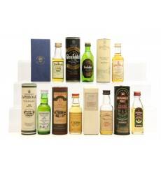 Assorted Miniatures X7 Incl Tulliallan Gold 13 Years Old