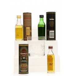 Whisky Miniatures and Personalised Glass