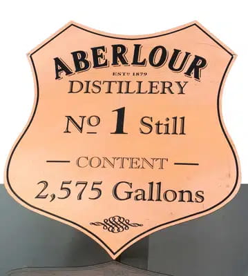 Aberlour Glenlivet Still Sign
