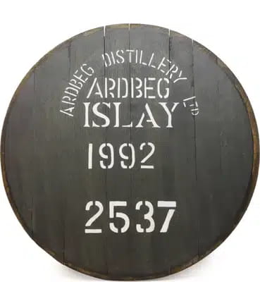 Ardbeg Decorative Cask End For Auction