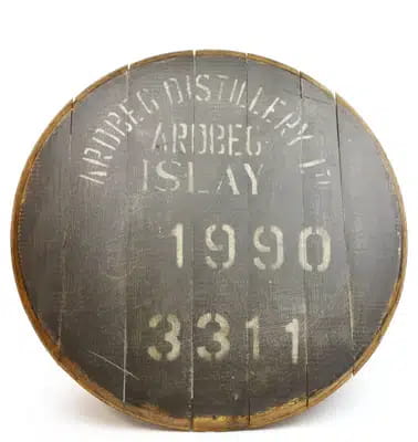 Ardbeg Decorative Cask End For Auction
