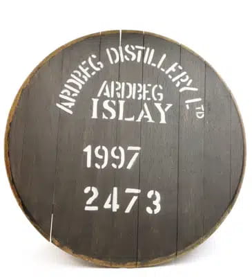 Ardbeg Decorative Cask End For Auction