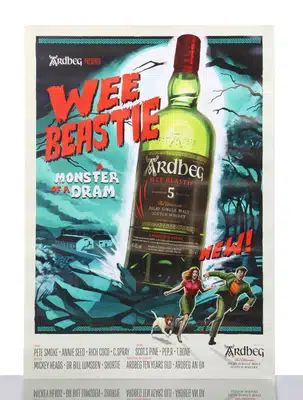 Ardbeg Poster The Wee Beastie