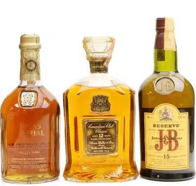 Assorted Blended Whiskies x3