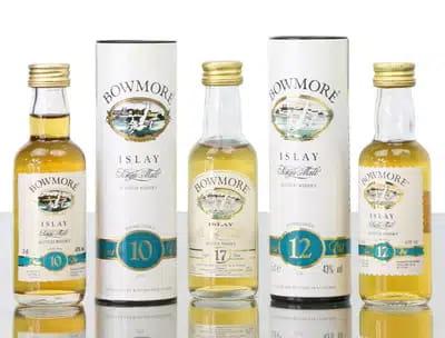 Assorted Bowmore Miniatures X3 For Auction
