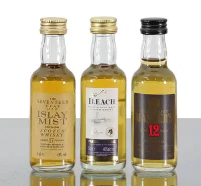 Assorted Islay Miniatures (3x5cls) For Auction