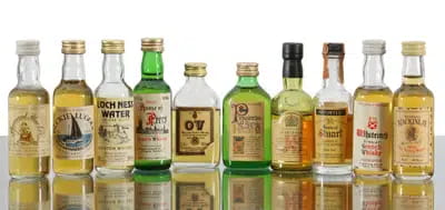 Assorted Miniatures (10x 5cl) For Auction