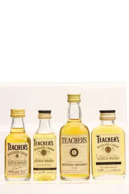 Assorted Teachers Miniatures (x4) For Auction