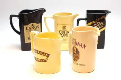 Assorted Water Jugs x5 For Auction
