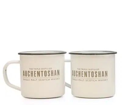 Auchentoshan Enamel Mugs X2