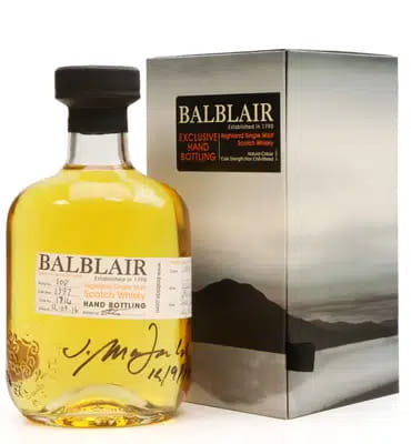 Balblair 1997 2016 Hand Bottling