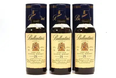 Ballantines 21 Years Old x3