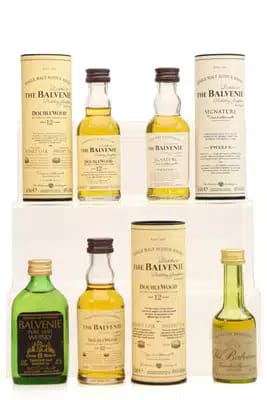 Balvenie Miniatures x5 For Auction