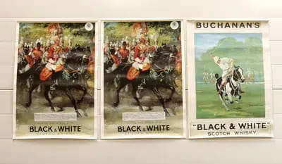 Black & White Posters | (x3) For Auction