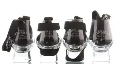 Bowmore Glasses & Lanyards (x4) For Auction