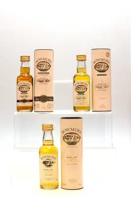 Bowmore Miniature x3 For Auction