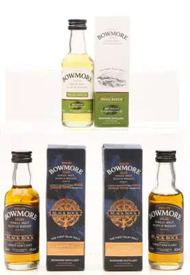 Bowmore Miniatures x3 For Auction
